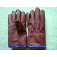 胶州鸿润劳保用品厂-家私皮劳保手套牛二层皮电焊防护手套